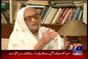 Begum Naseem Wali Khan Jirga With Saleem Safi