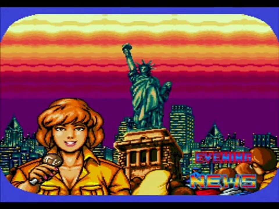 Sega Genesis - Teenage Mutant Ninja Turtles - The Hyperstone Heist (1992)