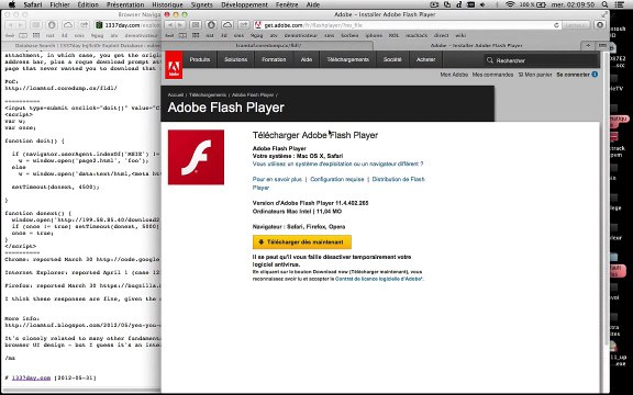 Tutoriel : envoyer un virus (download hack )