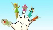 Finger Family Disney FROZEN   TINKER BELL Cartoon Finger Family Collection Songs Nursery Rhymes