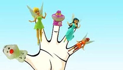 Finger Family Disney FROZEN   TINKER BELL Cartoon Finger Family Collection Songs Nursery Rhymes
