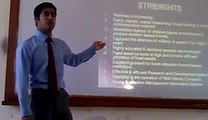 Islamia University Bahawalpur   Mubashir Hussain Presentation on Strategic Management i e Walt Disney MBA B&F 2010 recorded by Muhammad Rizwan sial