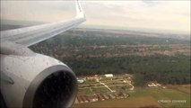 [60fps] Ryanair B737-800 female captain heavy landing at Pisa Airport