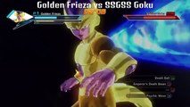 Dragon Ball Xenoverse Golden Frieza vs SSGSS Goku PS4