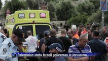 Palestinian stabs Israeli policeman, then shot by same officer