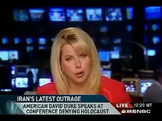 David Duke - MSNBC Interview: Iran holocaust conference 2006