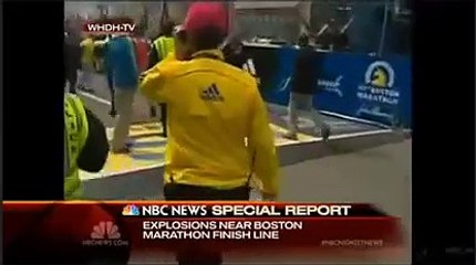 Terrorist ATTACK In Boston - Moment Bomb Explosion at Boston Marathon Finish line 4152013