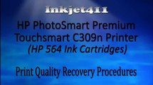 HP PhotoSmart Premium Touchsmart C309n Printer – Print Quality Recovery (HP 564 Ink Cartridges)