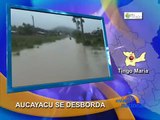 Tingo María: Desborde del río Aucayacu inunda más de un centenar de viviendas