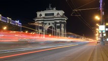 Night Traffic in Moscow, timelapse (Moscow never sleeps) by Александр Тарасенков