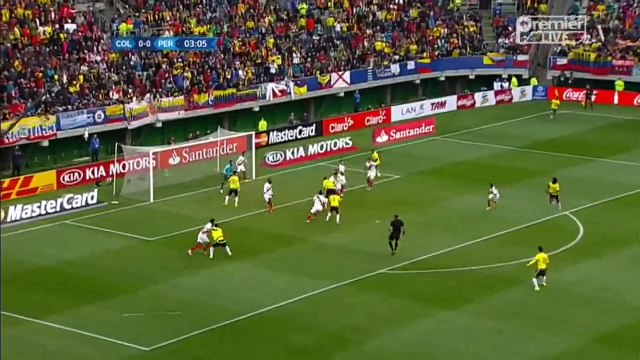 Falcao big 1st chance - Colombia vs Peru 21.06.2015