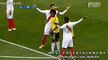 1st chance to score from Peru | Colombia 0 - 0 Peru 21.06.2015