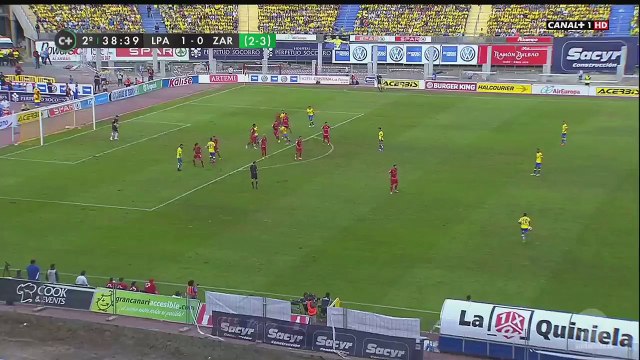 2-0 Sergio Araujo Goal | Las Palmas vs Real Zaragoza 21.06.2015