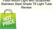 40W Classic Round Flush Mount Light with Sculptured Stainless Steel Shade T6 Light Tube Review