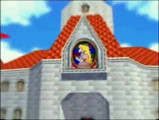 スーパーマリオ６４　【裏技】　自力で城の屋根に上がる