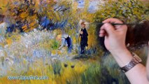 Renoir - Woman with a Parasol in a Garden | Art Reproduction Oil Painting