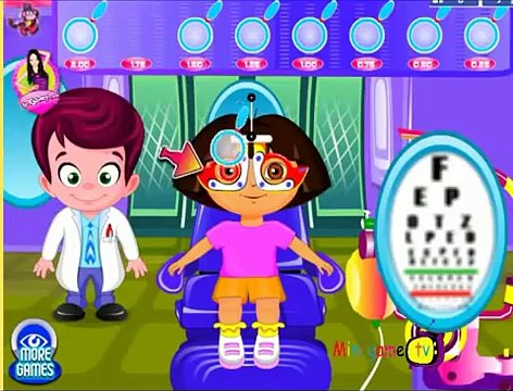 Cute Dora at the Eye Clinic Game Walkthrough - Fun Dora Games - Baby Care Games