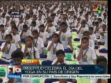 India: celebran miles el Día Internacional de la Yoga