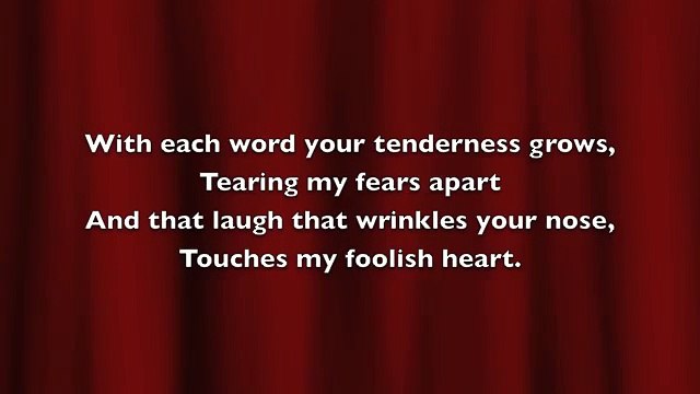 The Way You Look Tonight - Buble - lyrics