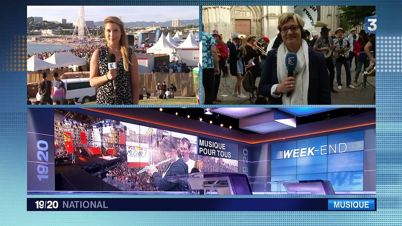 La Fête de la musique sous le soleil à Marseille et Rouen