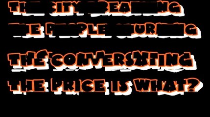 Echoes - the rapture (misfits openning) lyrics