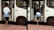 Bratty Kid Tries To Prank A Bus Driver But The Bus Driver Has The Last Laugh