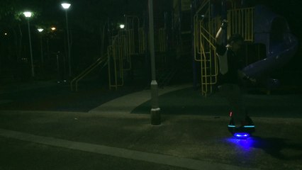 Wipeout while training how to idle on Electric Unicycle