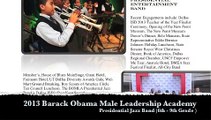 2013 Barack Obama Male Leadership Academy (BOMLA) Presidential Jazz Band Spring Concert