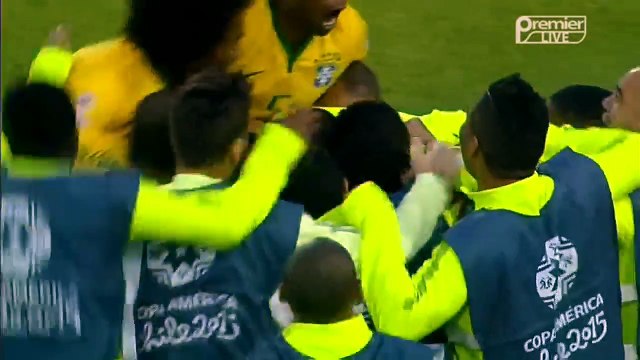 Thiago Silva 1:0 Fantastic Goal | Brazil vs Venezuela 21.06.2015