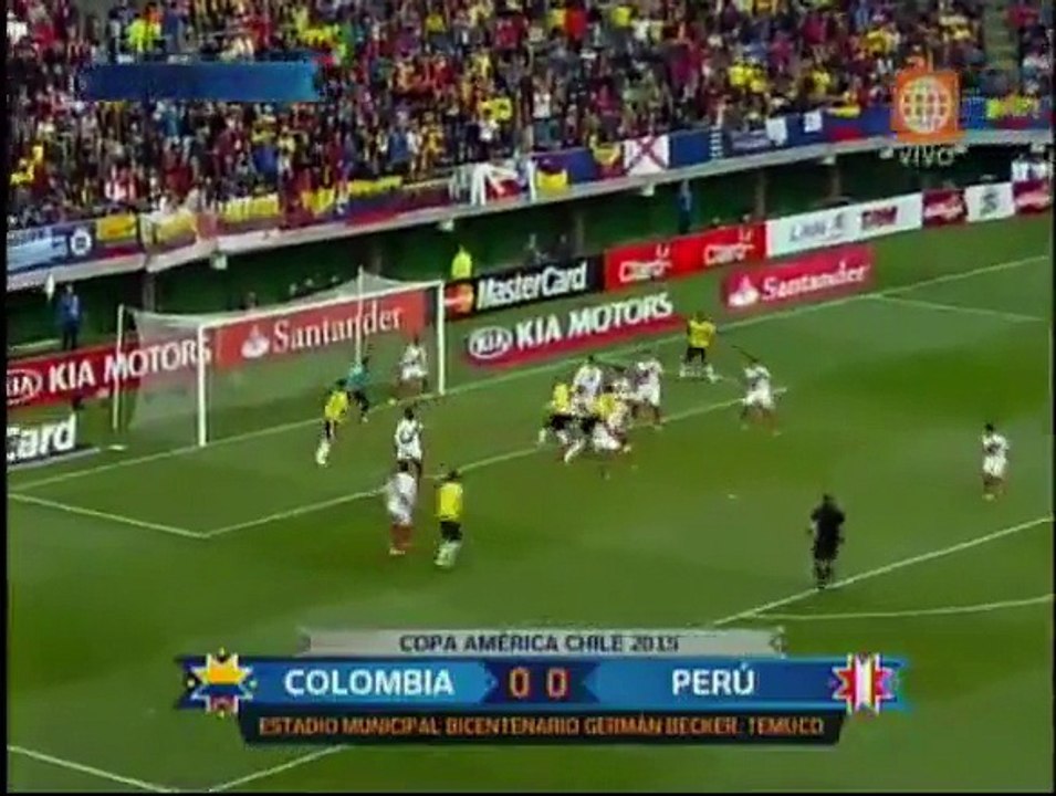 Perú igualó 0-0 con Colombia y avanzó a cuartos de final de la Copa América 2015 [Video]
