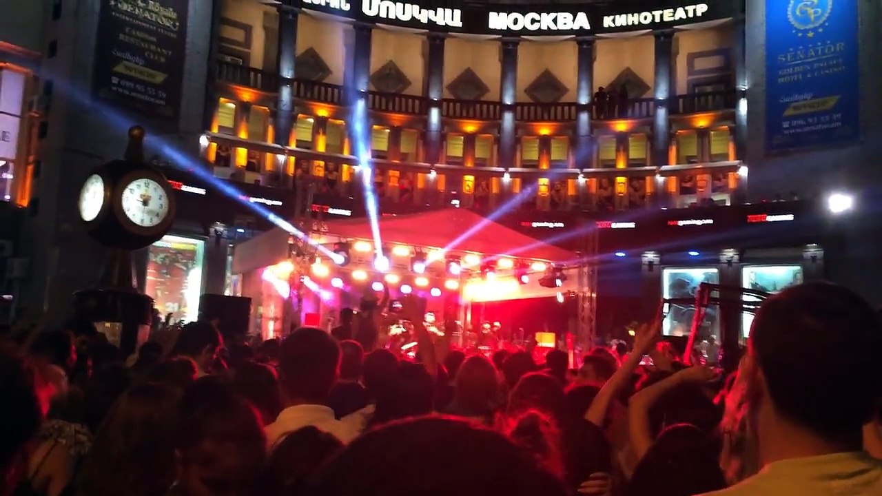 'Kilikia' performed by Beautified Project at Charles Aznavour square, Yerevan, Armenia
