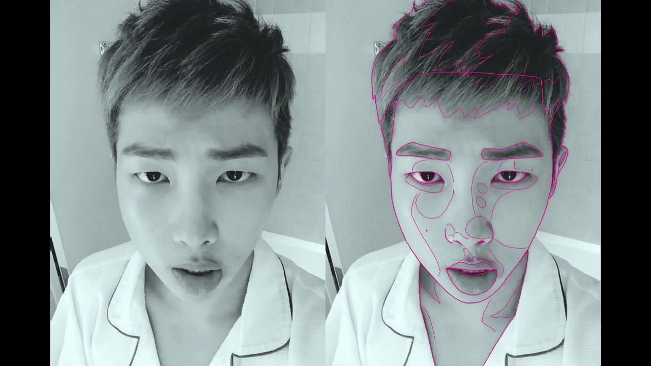 Namjoon Short Hair - Speed Painting