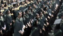 University of St. La Salle Bacolod Graduation Rites March 27, 2011 (Singing the Alma Mater Song)