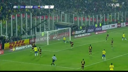Roberto Firmino Goal Brazil 2 - 0 Venezuela 21/06/2015 - Copa America
