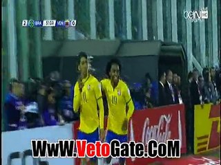 ملخص الشوط الثانى البرازيل - فنزويلا