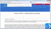iOS 8.3 Jailbreak Pangu Tool Download For Windows & MAC Version iPhone 6 Plus,6, iPhone 5S,5C,iPhone 5,iPhone 4S,iPad Air, iPad Mini,iPad,iPodtouch