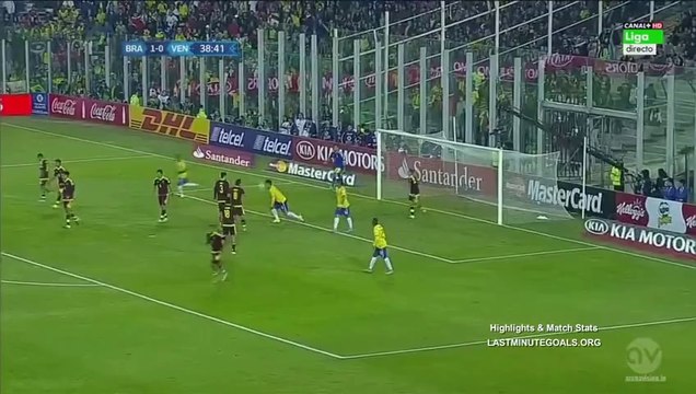 Brazil 2 - 1 Venezuela All Goals and Full Highlights 22/06/2015 - Copa America