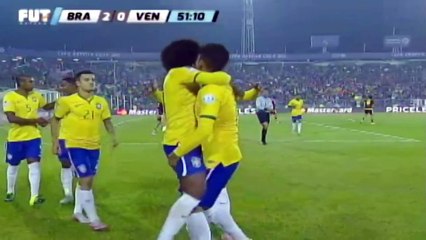 Brasil x Venezuela - Firmino amplia o placar para o Brasil ✓