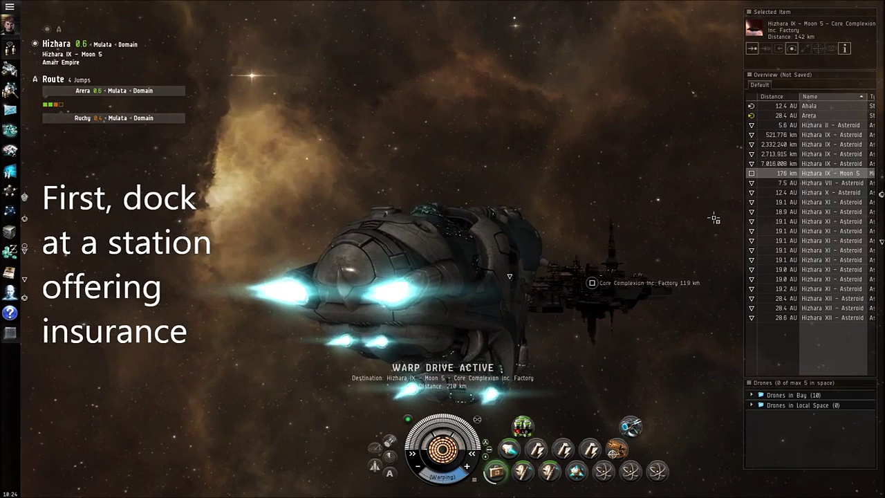 How to Buy Insurance in Eve Online