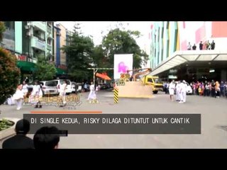 Centilnya Si Cantik Risky Dilaga Garap Video Klip Teristimew