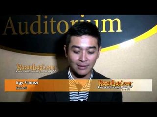 Irgy Ahmad Fahrezi Tidak Mau Asal-Asalan Terima Job