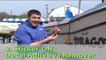 How To Remove Old Boat Graphics - BoatUS Graphics & Lettering