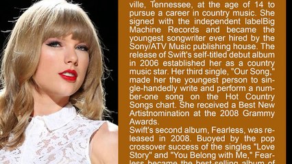 Famous Singer - Taylor Swift