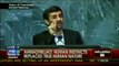 Iranian President Ahmadinejad speech 911 at UN United Nations 9 23 2010 US Delegation walks walk out