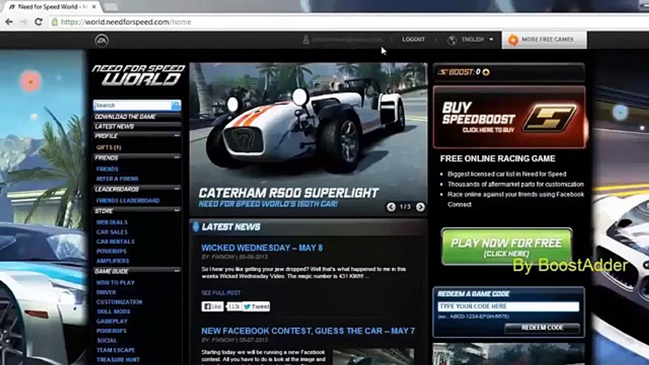 NEW Need for speed world boost Hack Cheat |21_06_2015 ® Free Download|