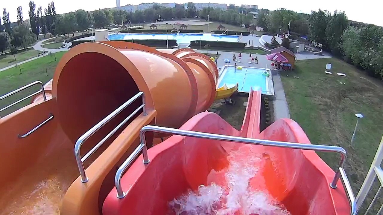 Red Water Slide