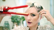 How To Style Short African Hair With A Flat Iron Video Dailymotion