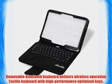 XKTTSUEERCRR TouchPad Mouse Bluetooth Keyboard Folio Case For Samsung Galaxy Tab 3 10.1 inch