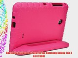 Cooper Cases(TM) Dynamo Samsung Galaxy Tab 4 8.0?(T330) Kids Case in Pink (Lightweight Shock-Absorbing