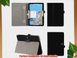 New Samsung Galaxy Tab 4 10.1 (10.1-Inch) 10-Item Accessory Bundle - Standing Slim Black Leather